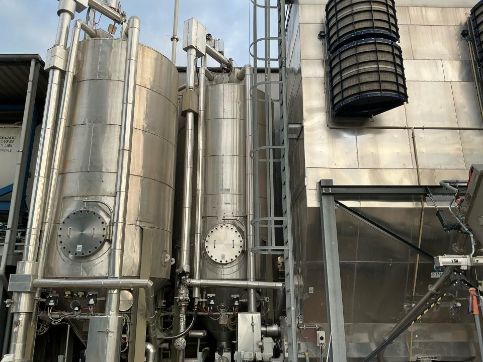 Activated carbon column Vertical Storage Tanks