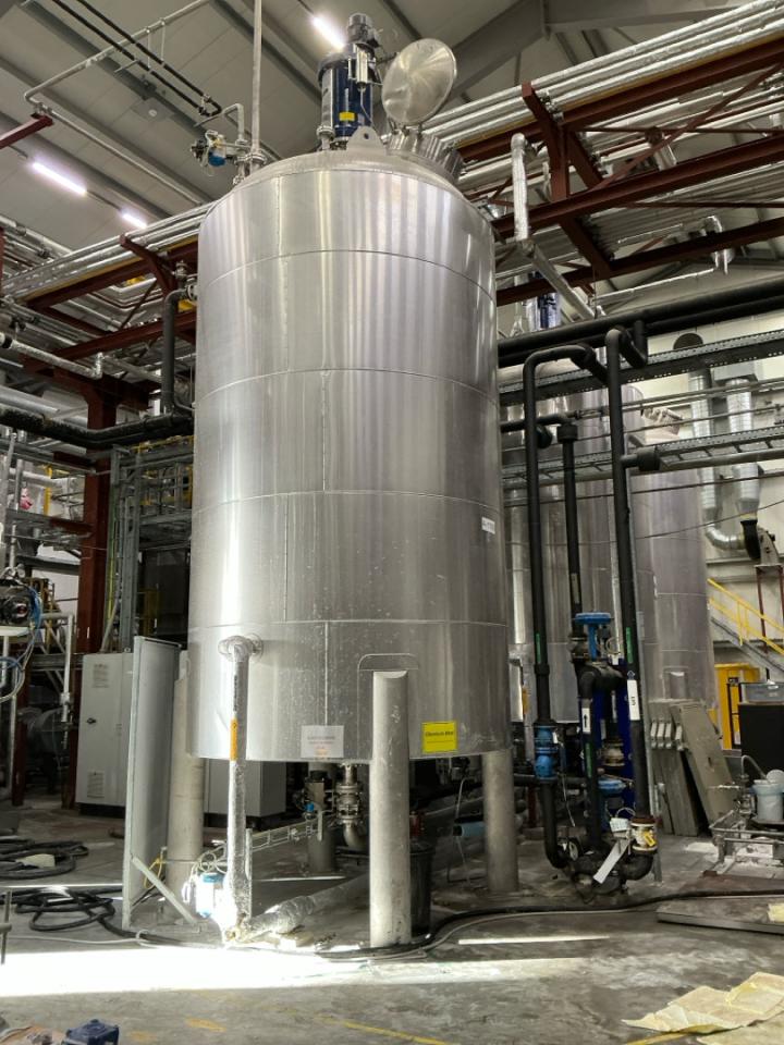 Crystallization vessel Various process equipment and machines