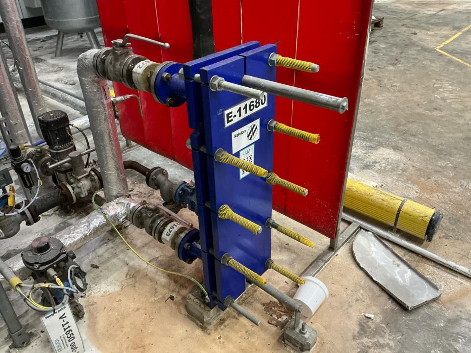 Heat exchanger cooling wash water Plate Heat Exchangers