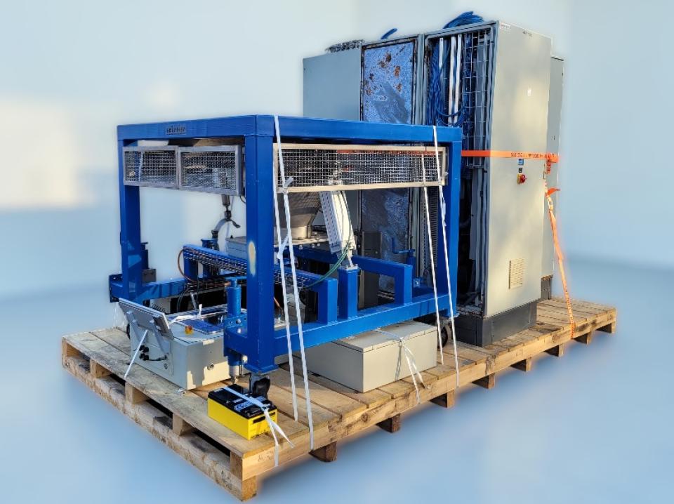Mobile dosing hopper with weighing system Pharmaceutical, Cosmetic and Chemistry Equipment