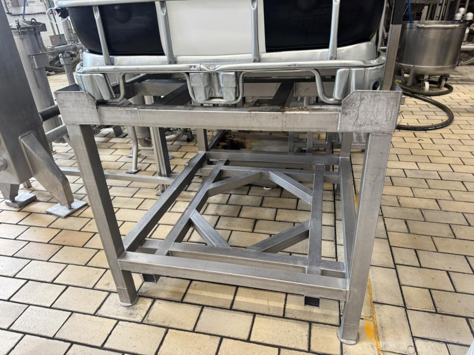 IBC stainless-steel support stand 2x Stackable supports