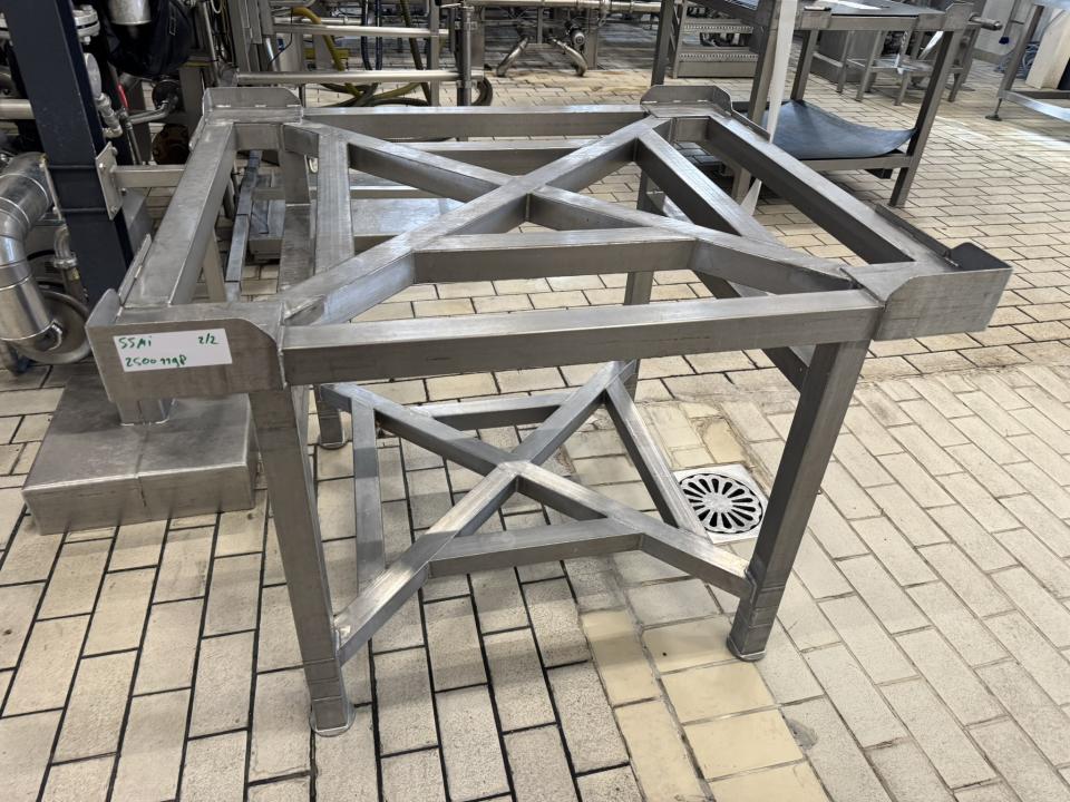 IBC stainless-steel support stand 2x Stackable supports