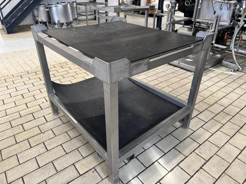 	IBC stainless-steel support stand 3x Stackable supports
