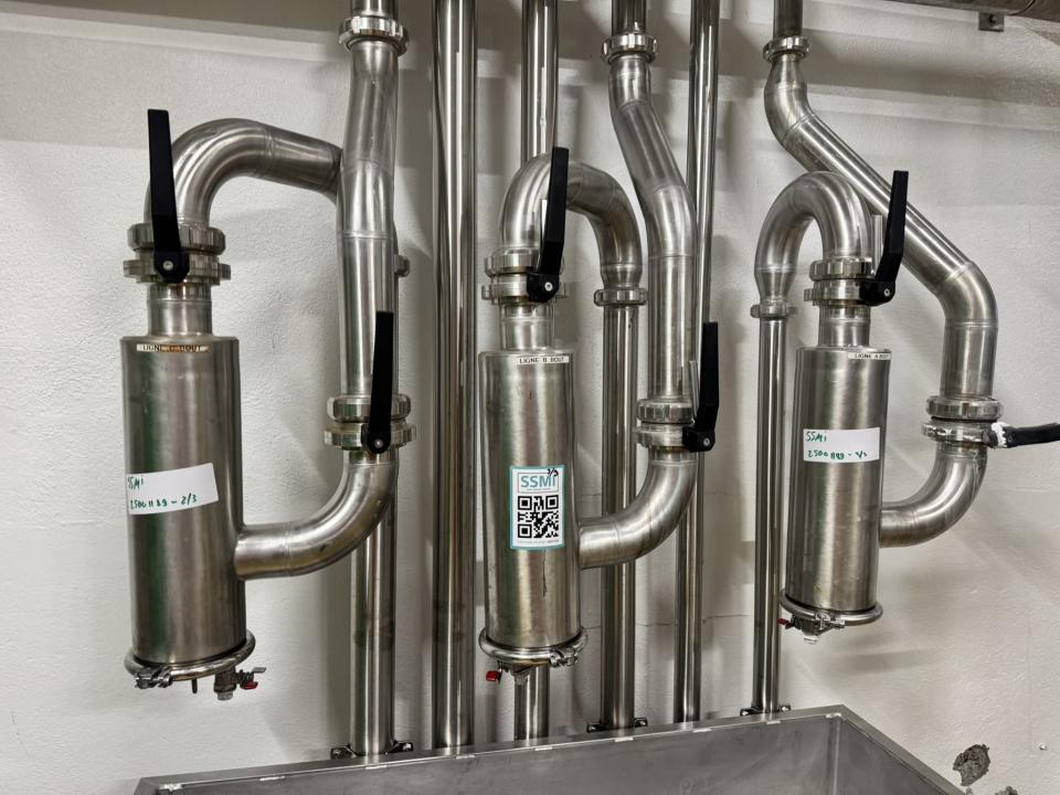 sanitary inline filter housings / product strainer 3x 