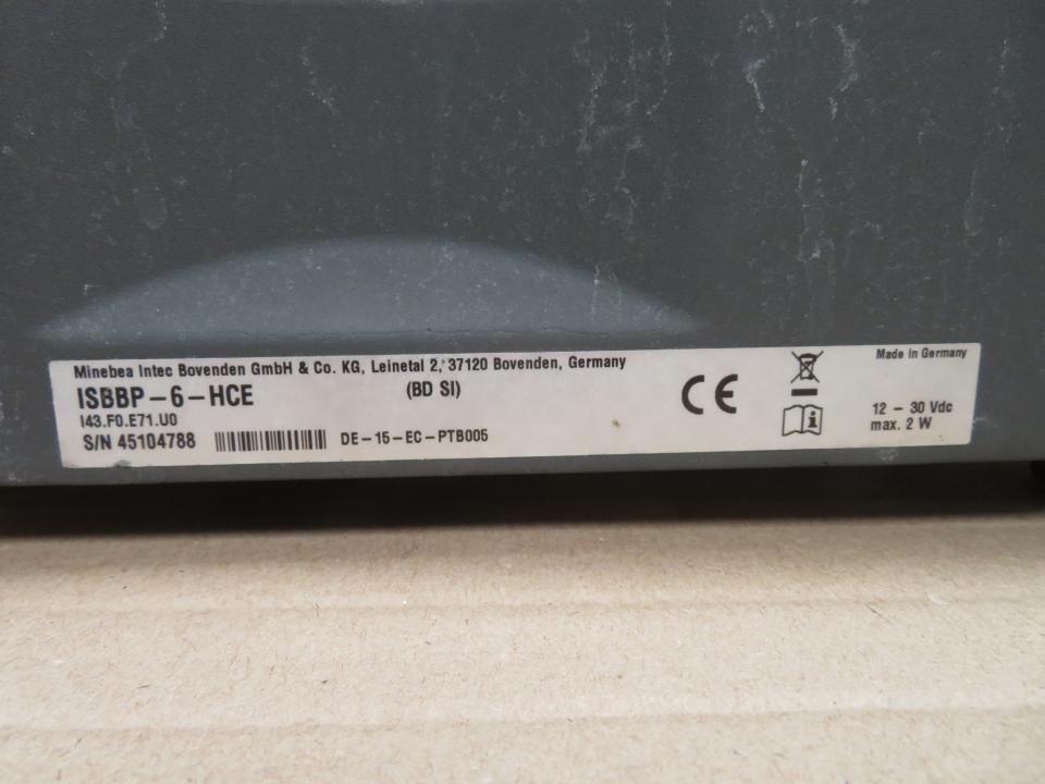 Minebea Intec Combics 3 ISBBP 6 HCE Scale with Weighing Indicator- Production Line&nbsp; 