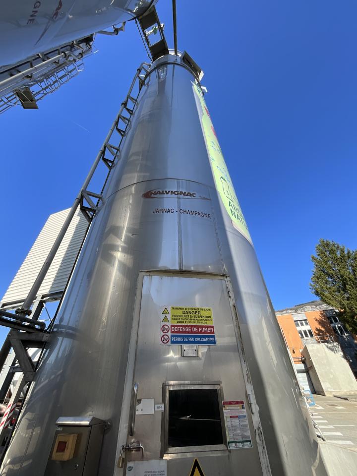 Chalvignac Industries 150 Ton Stainless Steel Sugar Crystal Silo - Silo 3&nbsp; 
