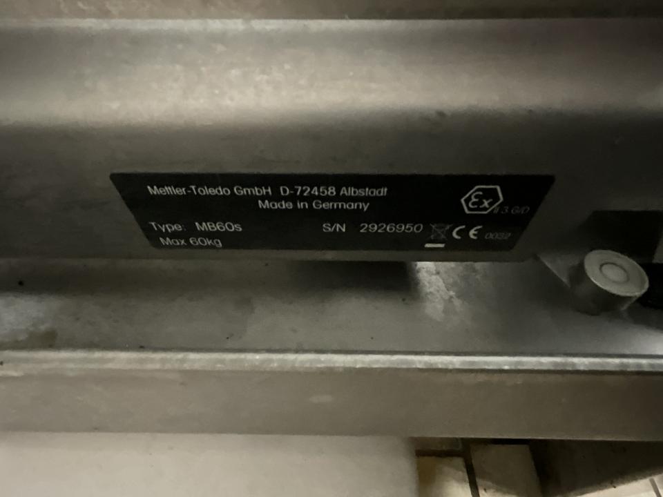 Mettler Toledo MB60S 60Kg Balance with IND890 HMI&nbsp; 