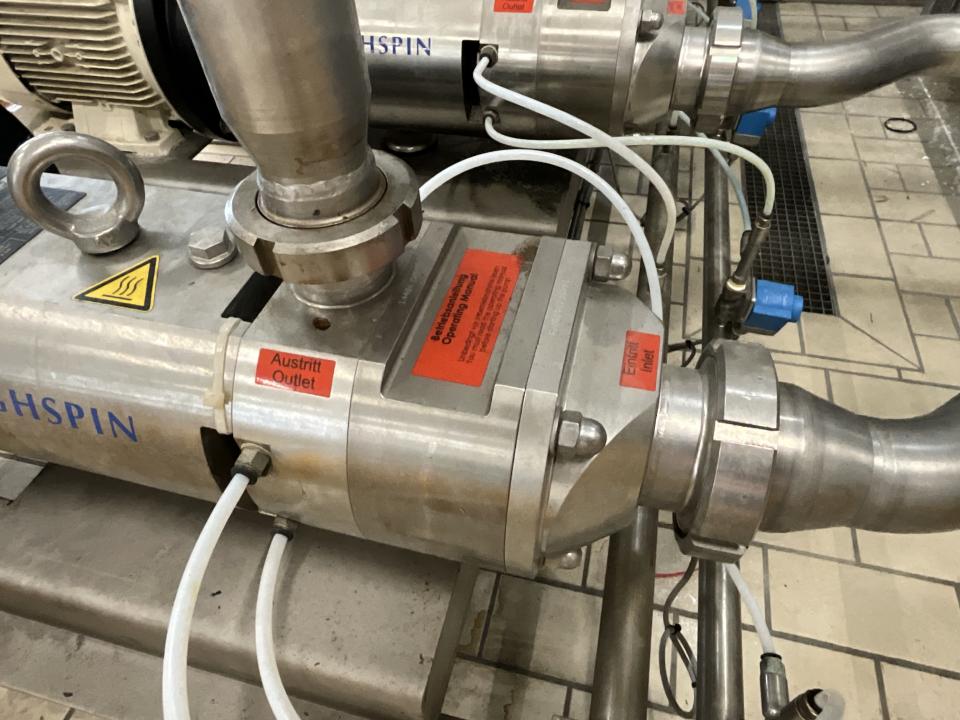 Jung Process Systems Hyghspin 70 Stainless Steel Contact Parts Twin Screw Pump&nbsp; 