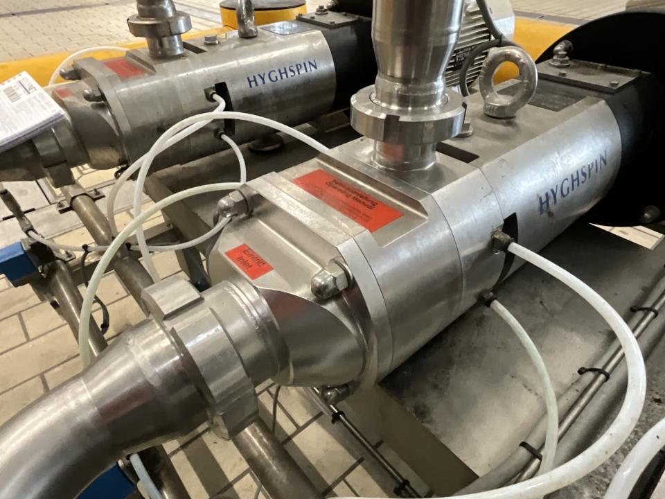 Jung Process Systems Hyghspin 70 Stainless Steel Contact Parts Twin Screw Pump&nbsp; 