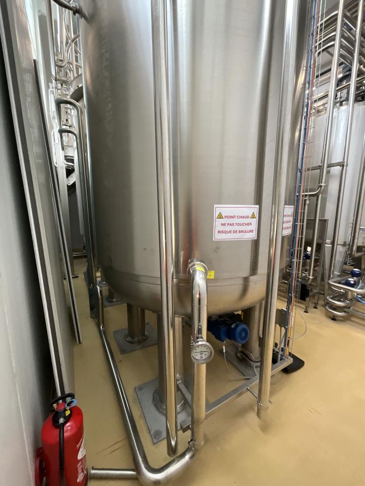 C. M. Frambati s.r.l. 6000 Litre Stainless Steel Vacuum Rated Jacketed Mixing Vessel&nbsp; 