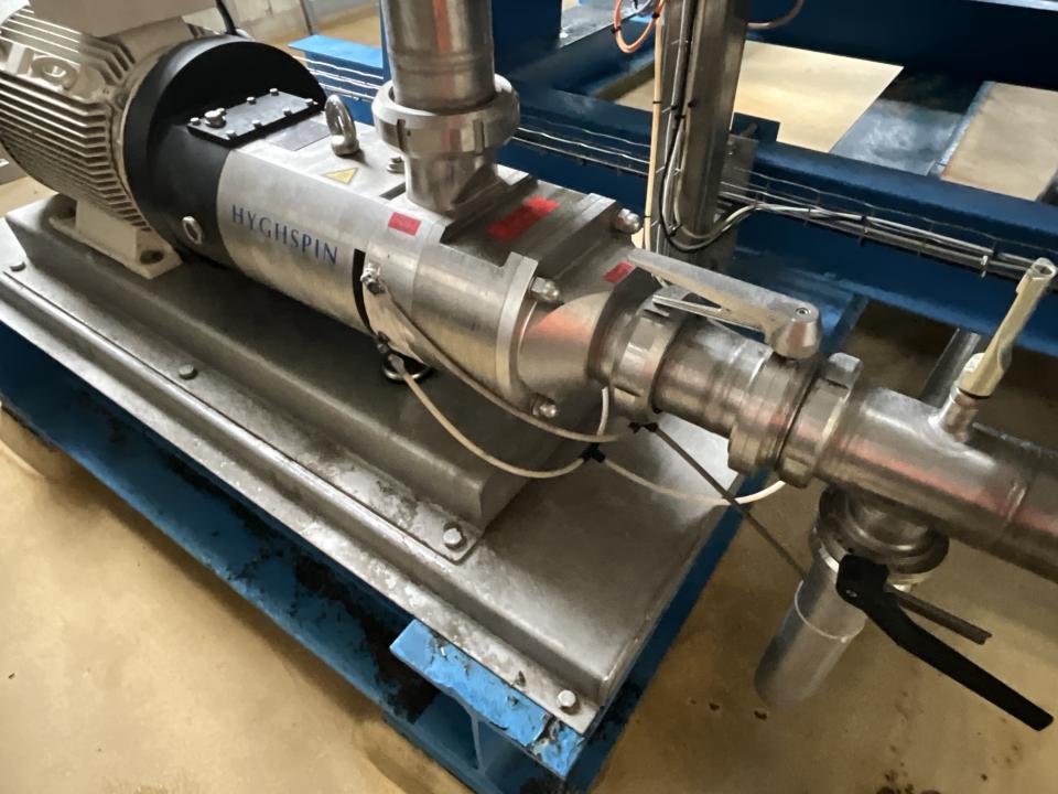 Jung Process Systems Hyghspin 90 Stainless Steel Contact Parts Twin Screw Pump&nbsp; 