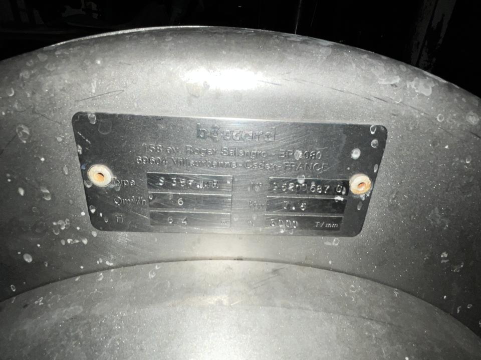 Boccard S35FMR Stainless Steel Contact Parts Centrifugal Pump&nbsp; 