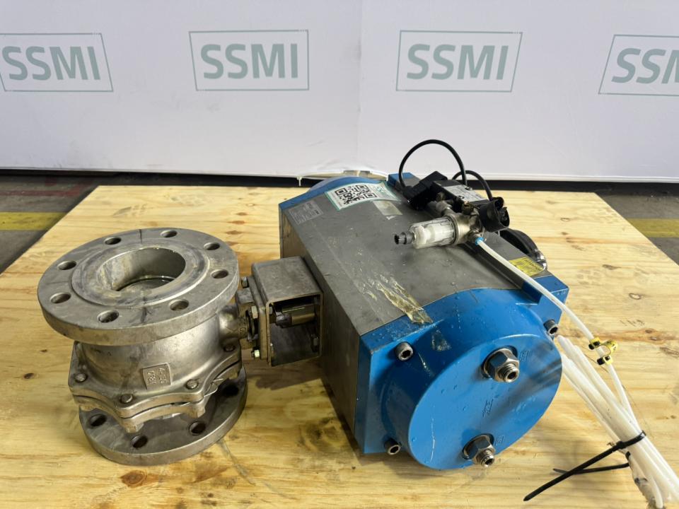Pneumatic actuated stainless-steel ball valve Installation valves