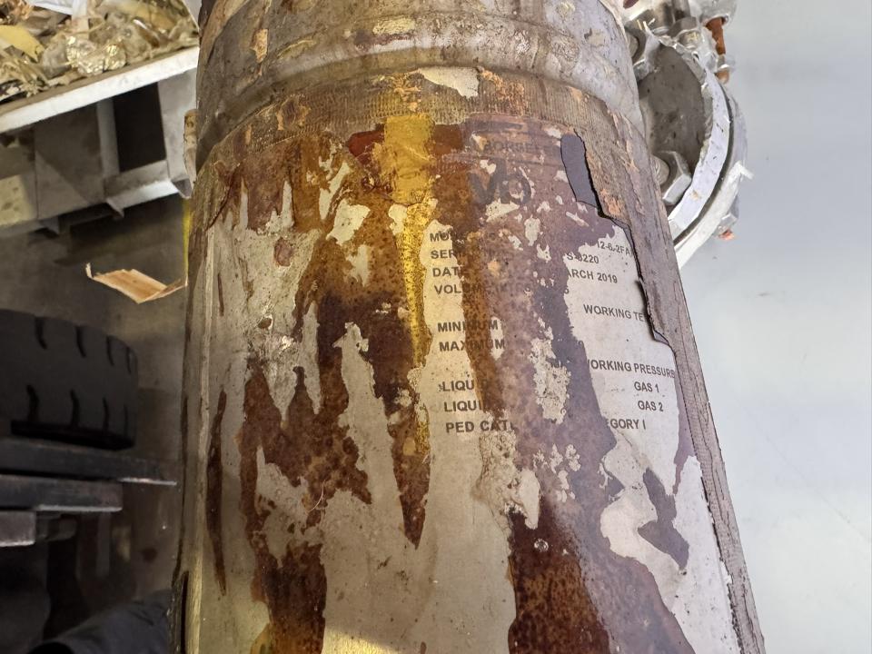 Stainless steel inline filter housing 
