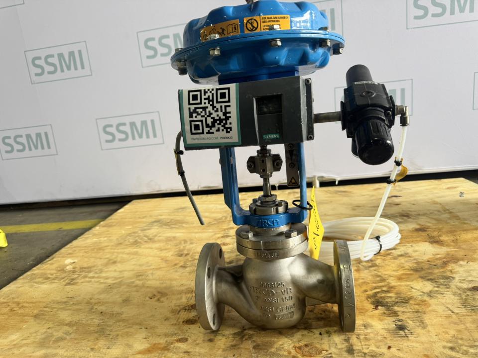 Pneumatic Globe Control Valve Assembly with Smart Positioner 