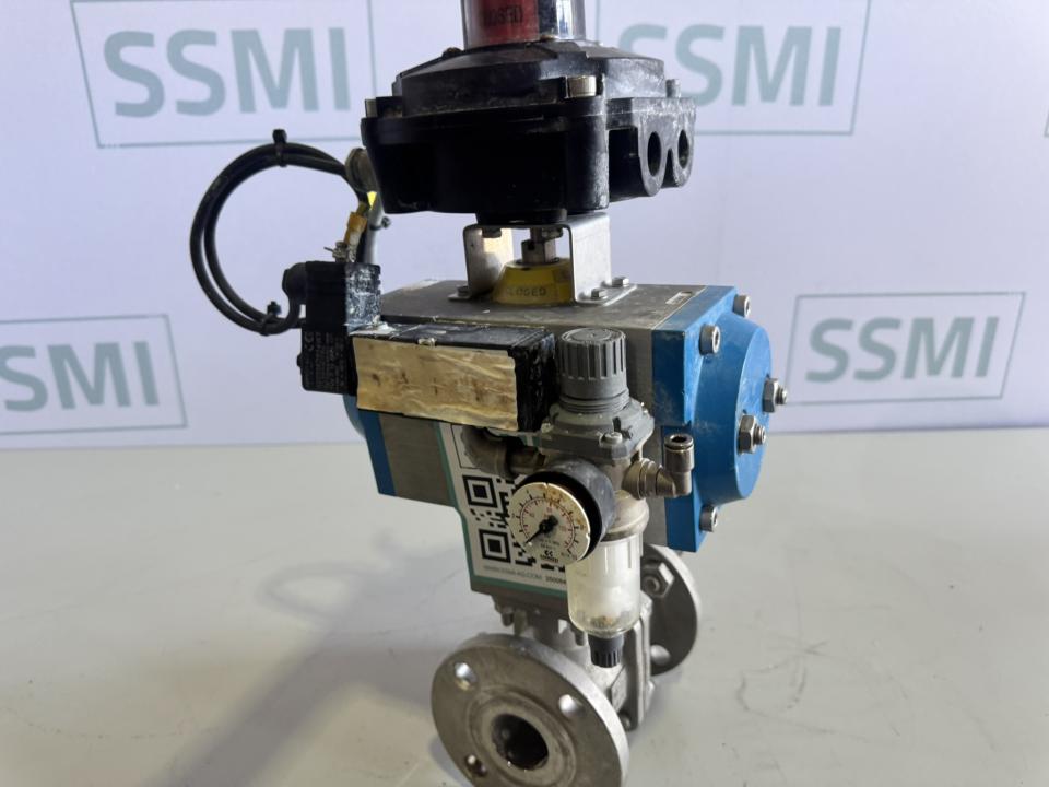 Pneumatic Ball Valve Assembly with Actuator 