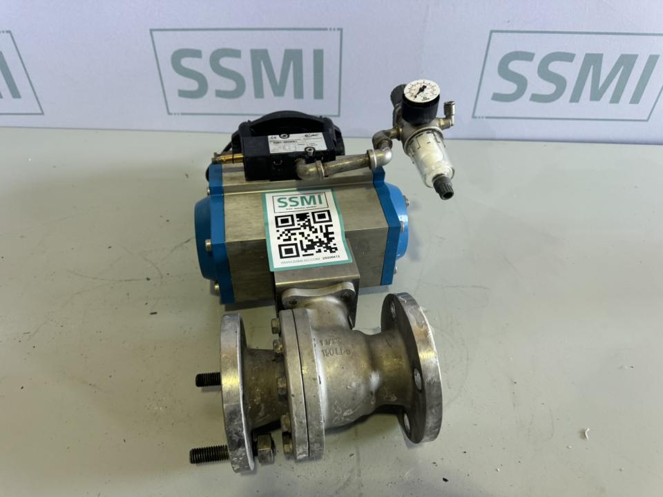 Pneumatic Ball Valve Assembly with Actuator 