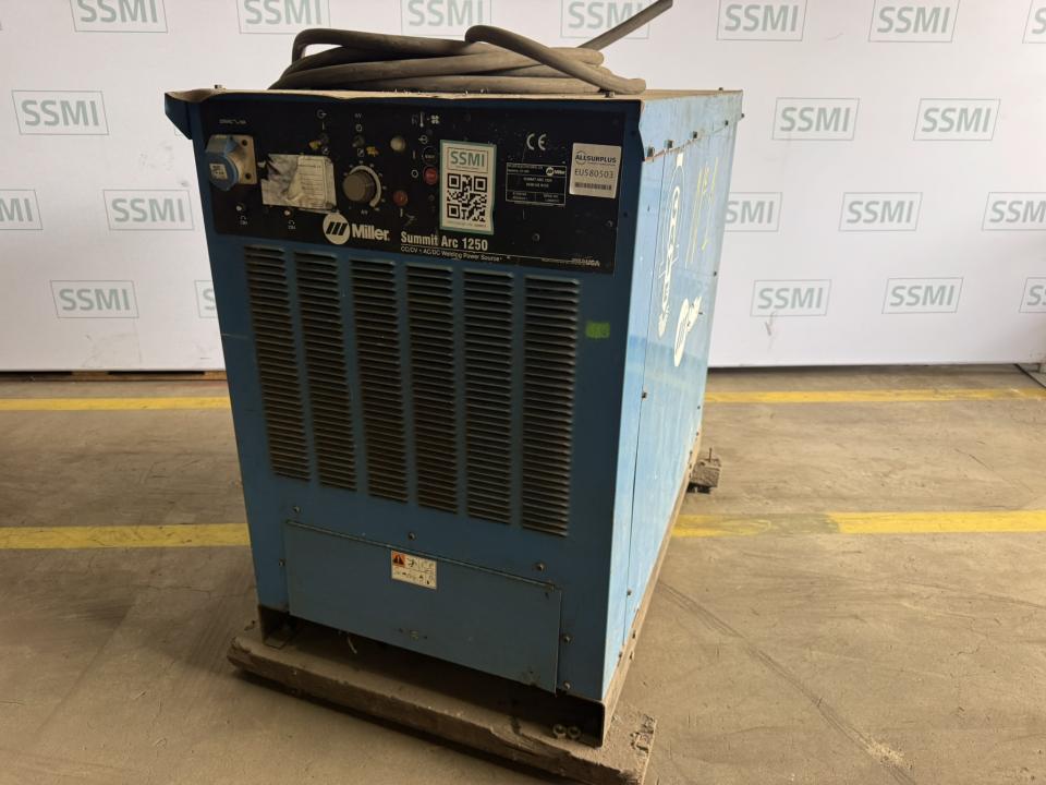 Miller Summit Arc 1250 AC/DC Welding Power Source Various welding machines